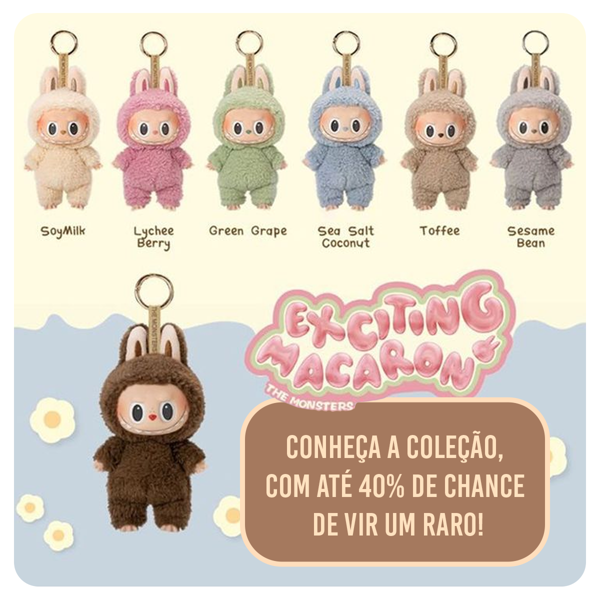 LABUBU | Coleção Exciting Macarron | 40% de Desconto!
