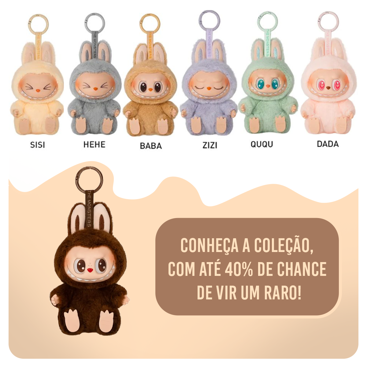 LABUBU | Coleção Have a Seat | 40% de Desconto!