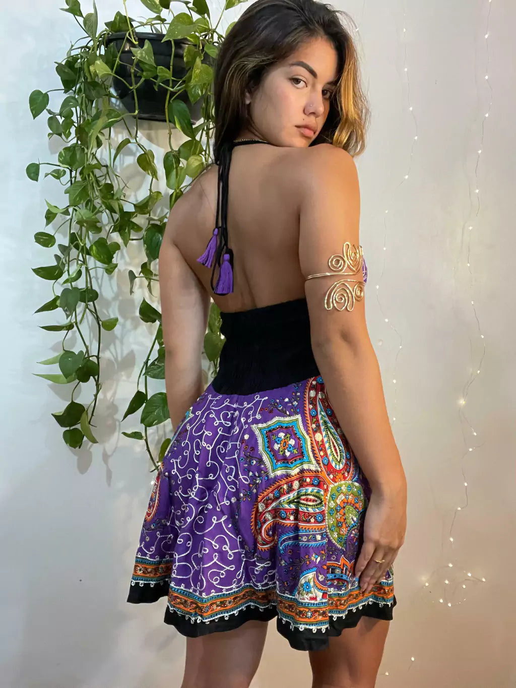 Vestido Kavya Roxo