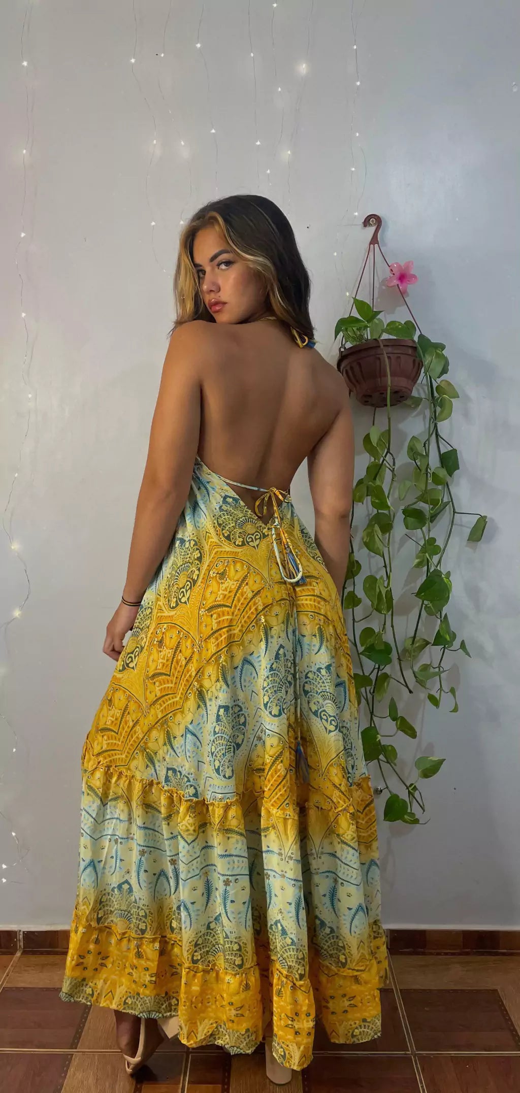 Vestido Arya Amarelo