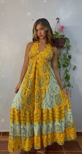 Vestido Nandini Amarelo