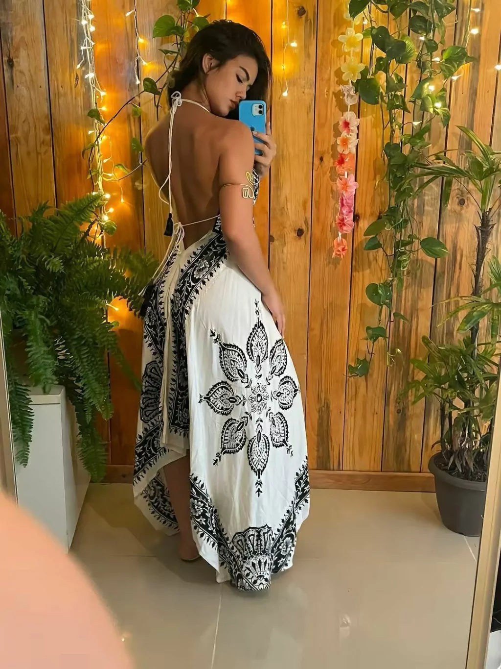 Vestido Mandala Kavya Branco