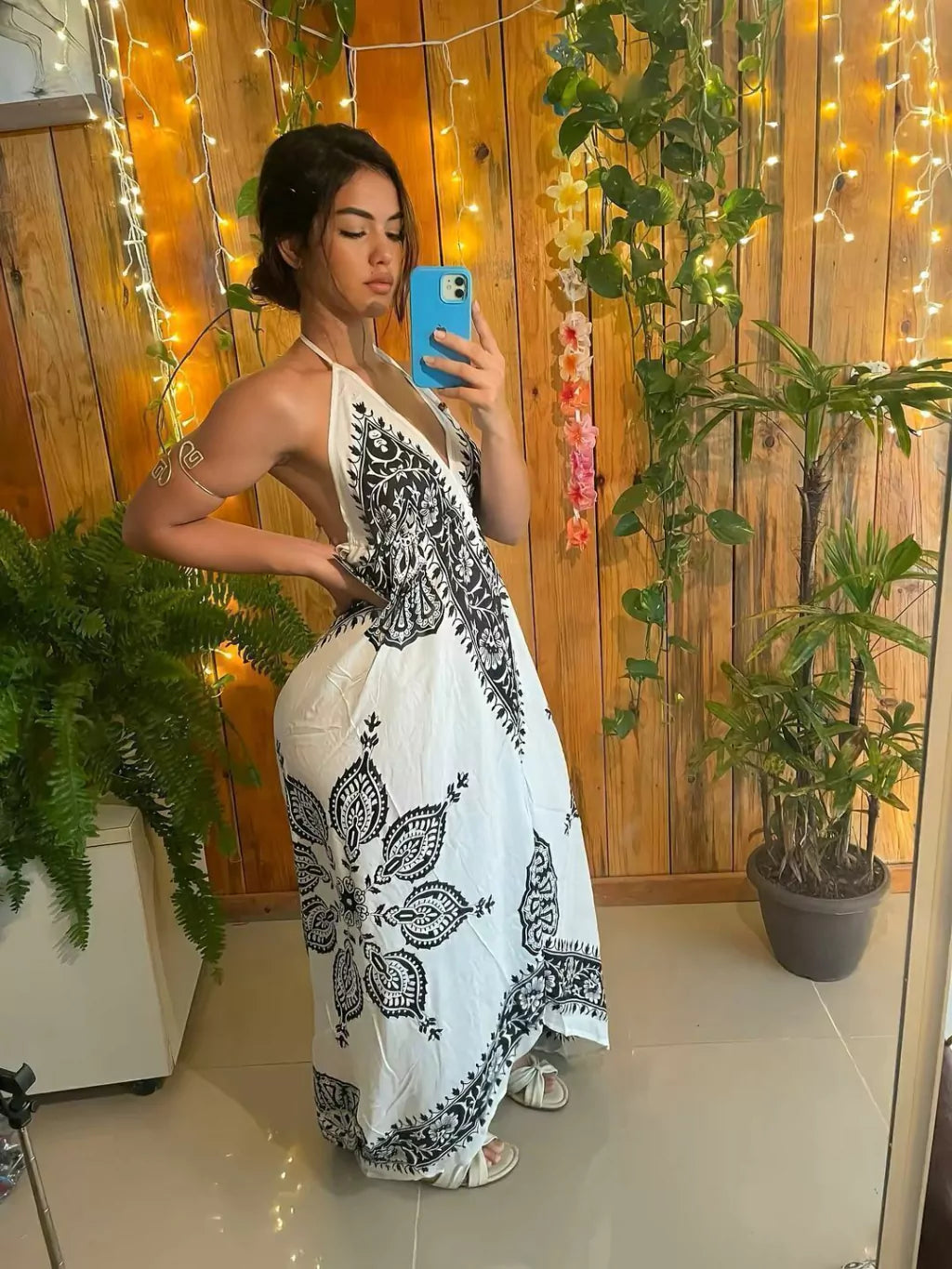 Vestido Mandala Kavya Branco