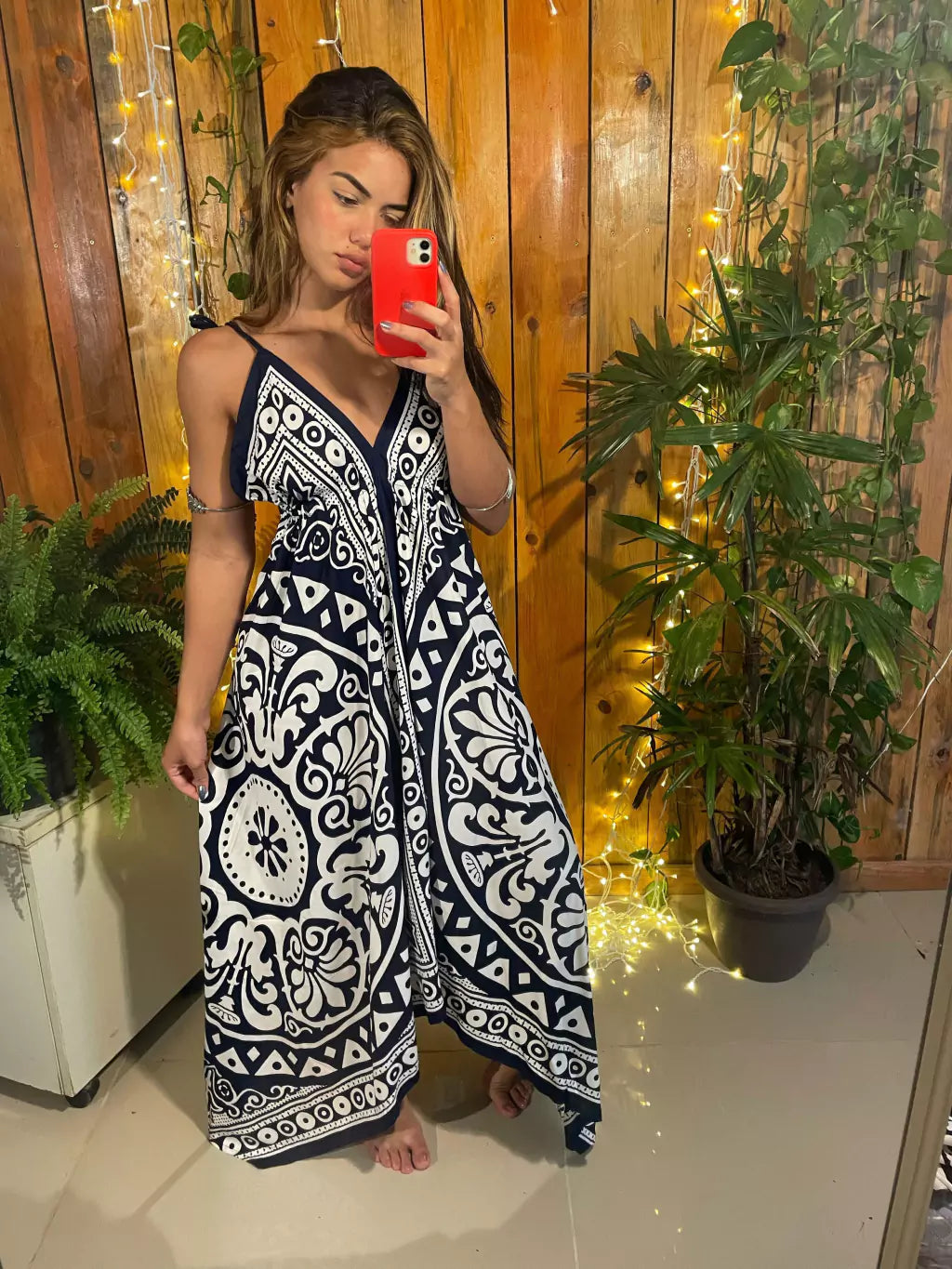 Vestido Mandala Preto