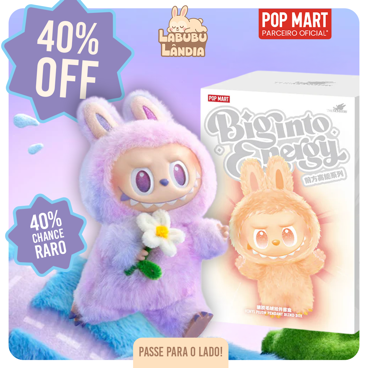 LABUBU | Coleção Big into Energy | 40% de Desconto!