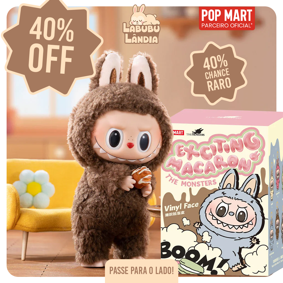 LABUBU | Coleção Exciting Macarron | 40% de Desconto!