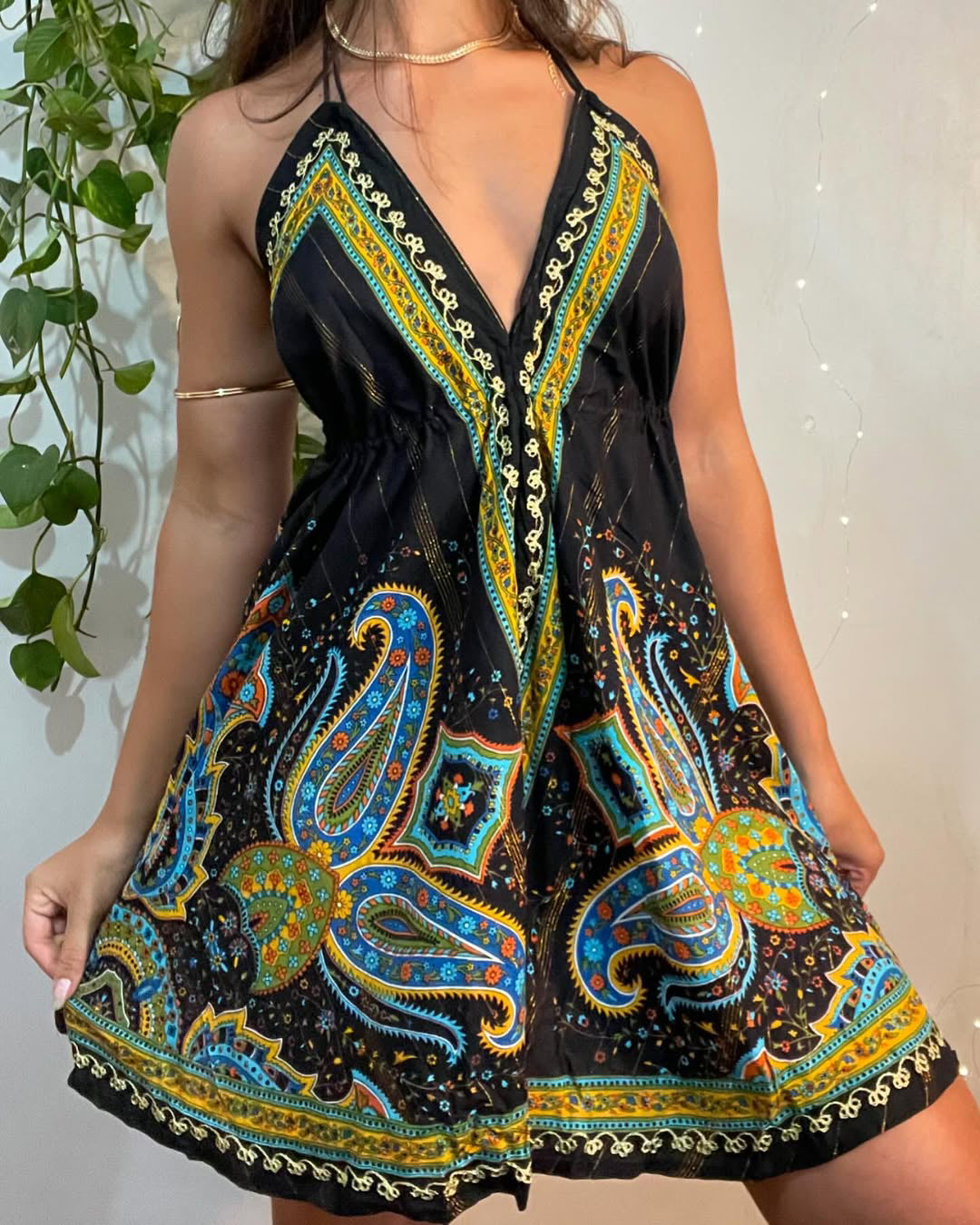 Vestido Saanvi Preto